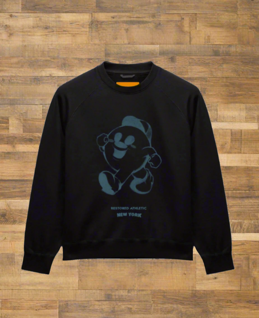 Restored Reflective French Terry Crewneck